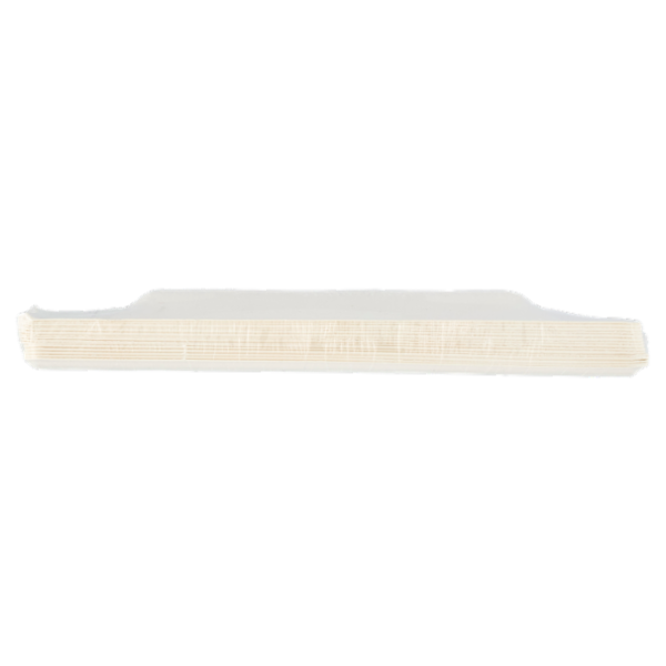 Consilia Piatti Quadrati in Fibra Vegetale Bianchi 20x20 cm 15 pezzi