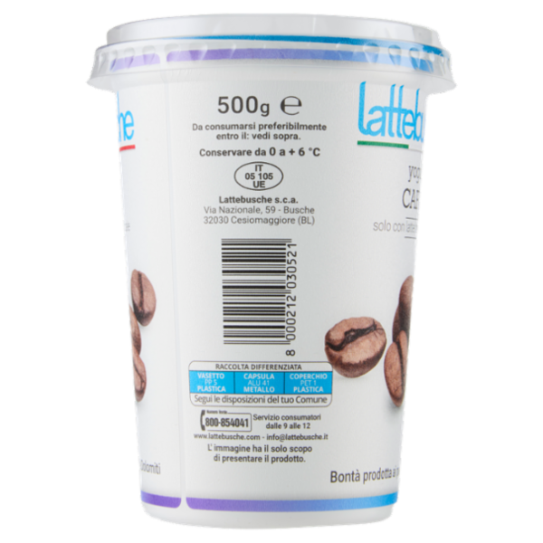 lattebusche yogurt Caffè 500 g