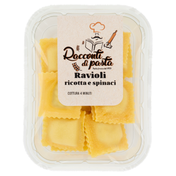 Racconti di pasta Ravioli ricotta e spinaci 250 g