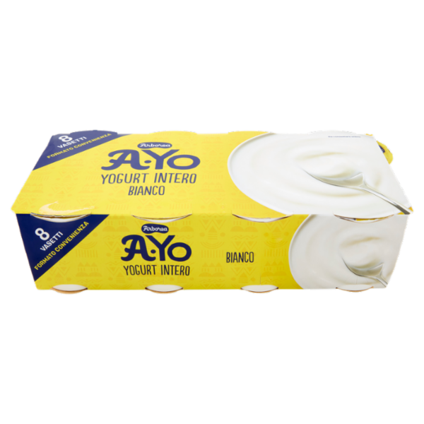 Arborea A-Yo Yogurt Intero Bianco 8 x 125 g
