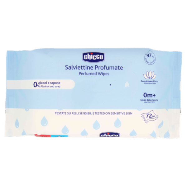 chicco Salviettine Profumate 0m+ 72 pz