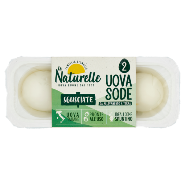 le Naturelle 2 Uova Sode Sgusciate 80 g
