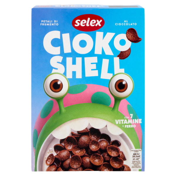 Selex Cioko Shell Petali di Frumento al Cioccolato 375 g