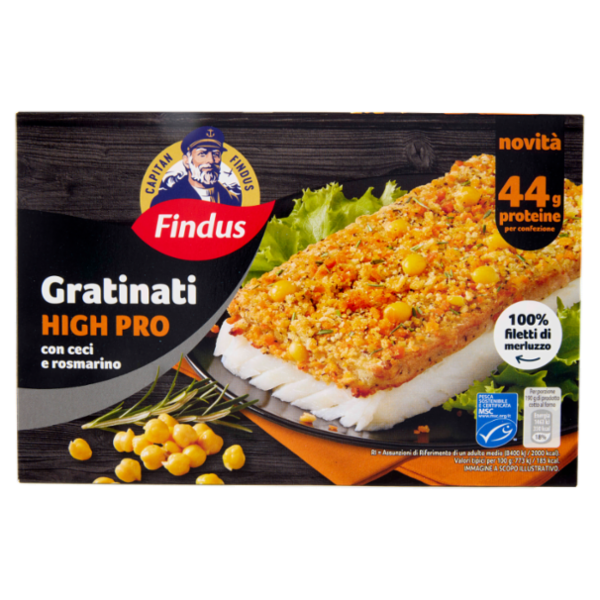Capitan Findus I Gratinati High Pro con ceci e rosmarino 380 g