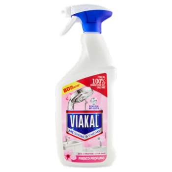 Viakal Spray Fresco Profumo Anticalcare 720+80ML Gratis