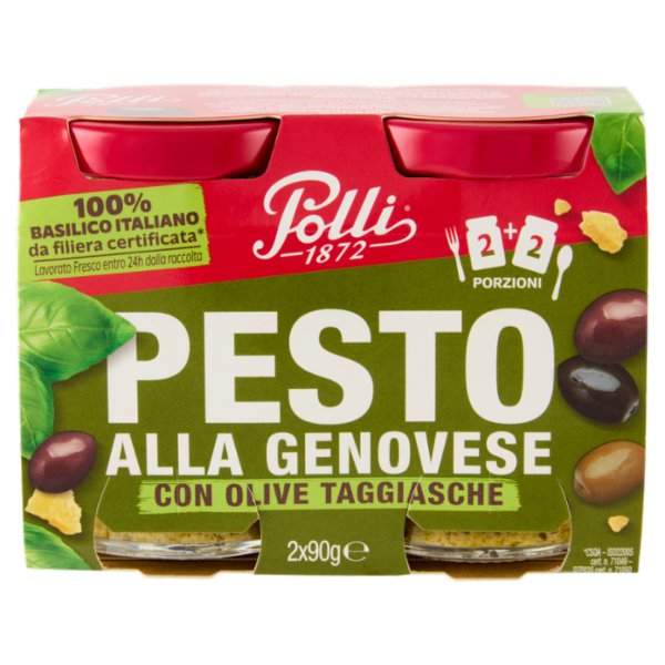 Polli Pesto alla Genovese con Olive Taggiasche 2 x 90 g