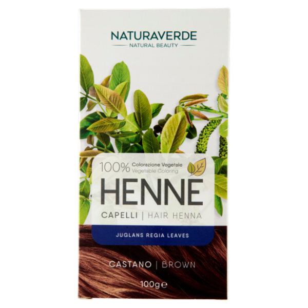 Naturaverde Natural Beauty Henné Capelli Castano 100 g