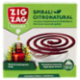 Zig Zag Natura Spirali Citronatural all'Olio Essenziale di Citronella 10 Spirali + 2 Piedistalli