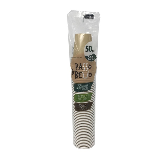 Habana Bicchieri di Carta 200ml 50pz