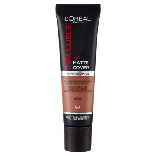 L'Oréal Paris Infaillible Matte Cover Fondotinta, 350 30 ml