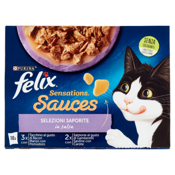 FELIX Sensations Sauces Selezioni Saporite in salsa 10 x 85 g