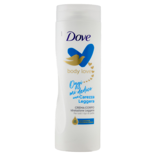 Dove Carezza Leggera Crema Corpo per tutti i tipi di Pelle 400 ml