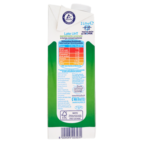 Mukki il Latte parzialmente scremato 1 Litro