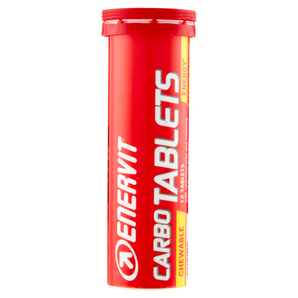 Enervit Carbo Tablets Lemon Flavour 12 x 4 g
