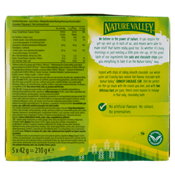 Nature Valley Crunchy Chocolate Chip 5 x 42 g