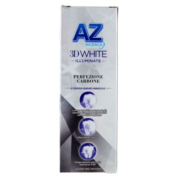 AZ Ricerca Dentifricio 3D White Illuminate Perfezione Carbone 50 ml