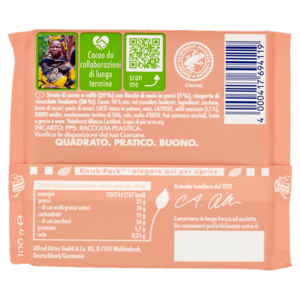 Ritter Sport Caffè Crisp 100 g