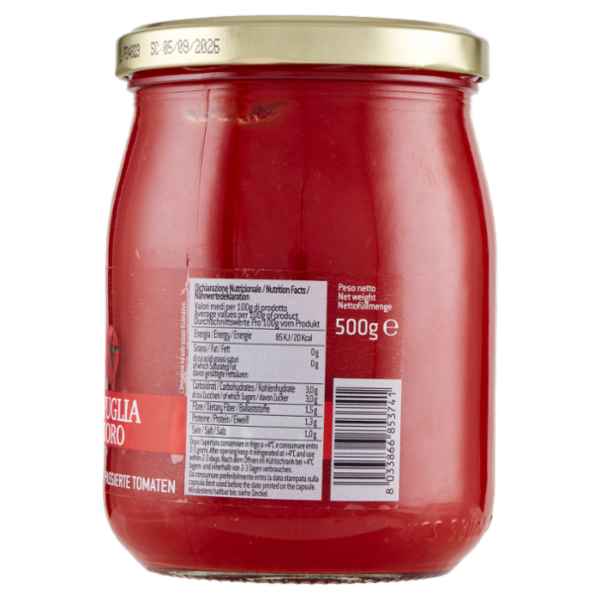 Mastrototaro food la Casereccia di Puglia Passata di Pomodoro 500 g