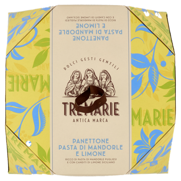Tre Marie Panettone Pasta di Mandorle e Limone 850 g