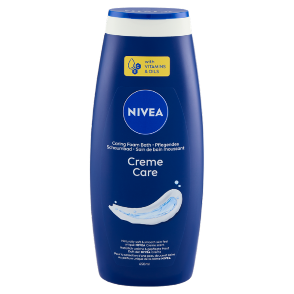 Nivea Creme Care Caring Foam Bath 650 ml