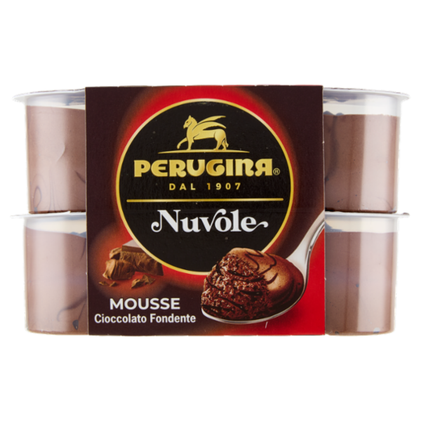 PERUGINA Nuvole Mousse Cioccolato Fondente 4x60g