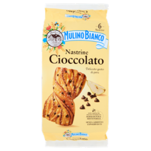 Mulino Bianco Nastrine Merenda Cioccolato Senza Additivi Conservanti 6 Pezzi 240g