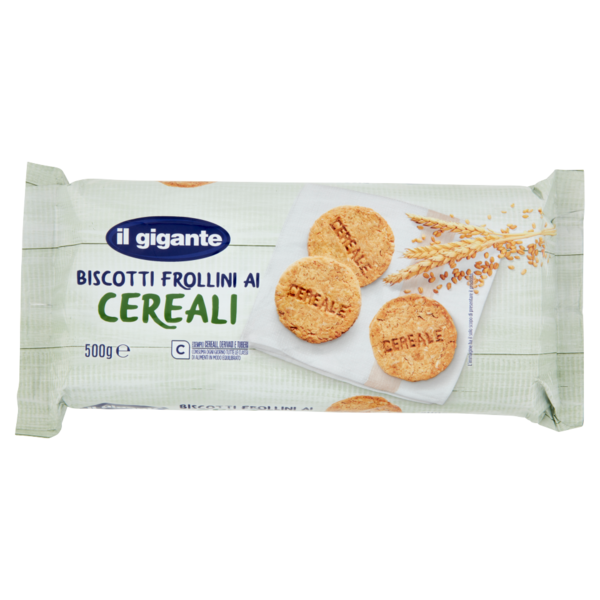 IL GIGANTE Biscotti Frollini ai Cereali 2 x 250 g