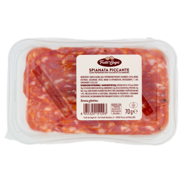 Frutti dei Sogni Tradizioni di Calabria in Tavola la Spianata Piccante 70 g