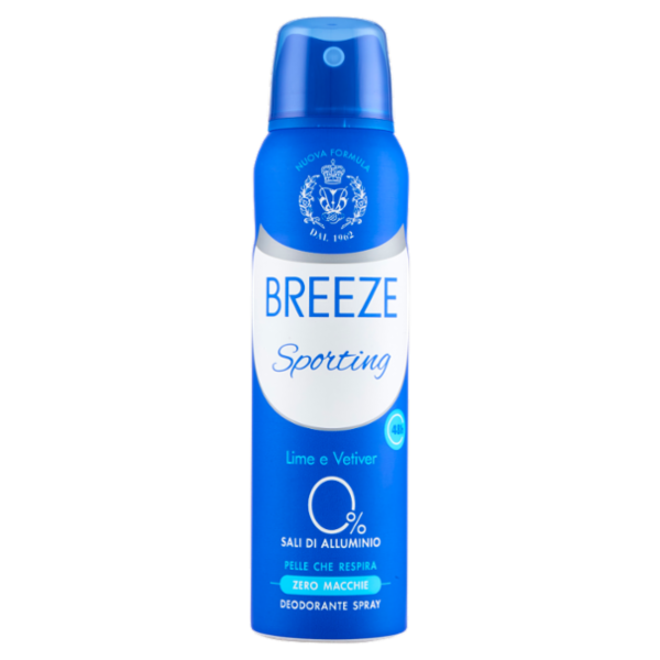 Breeze Sporting Lime e Vetiver Deodorante Spray 150 mL