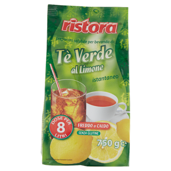 ristora preparato solubile per bevanda di Tè Verde al Limone istantaneo 750 g