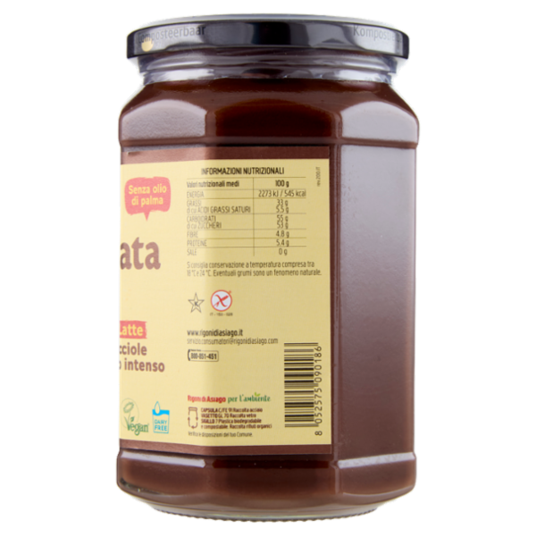 Rigoni di Asiago Nocciolata la Dark Senza Latte bio 650 g