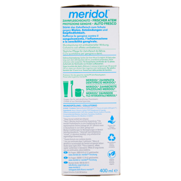 meridol collutorio Protezione Gengive e Alito Fresco 400 ml