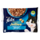 FELIX Sensations Jellies Selezioni con Pesci in gelatina (Salmone & Trota) 4 x 85 g