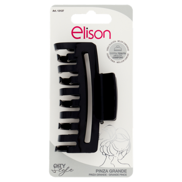 elison City Style Pinza Grande Denti Doppi