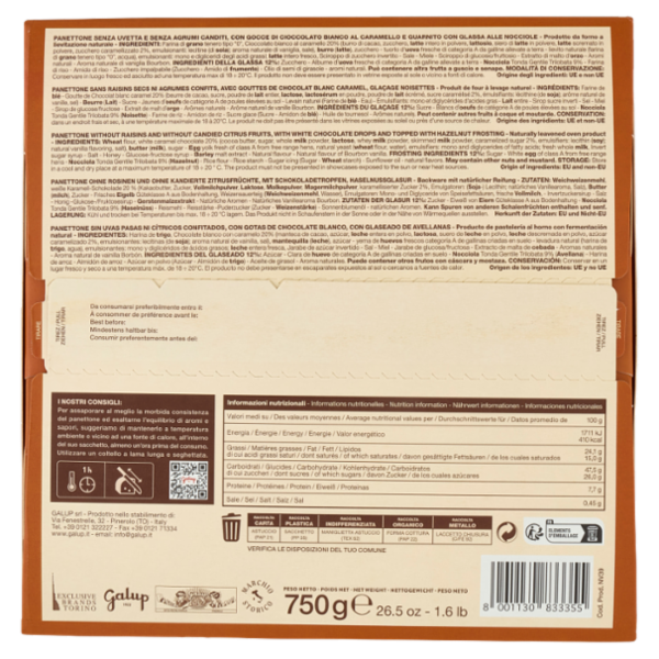 Galup Cioccolato al Caramello 750 g