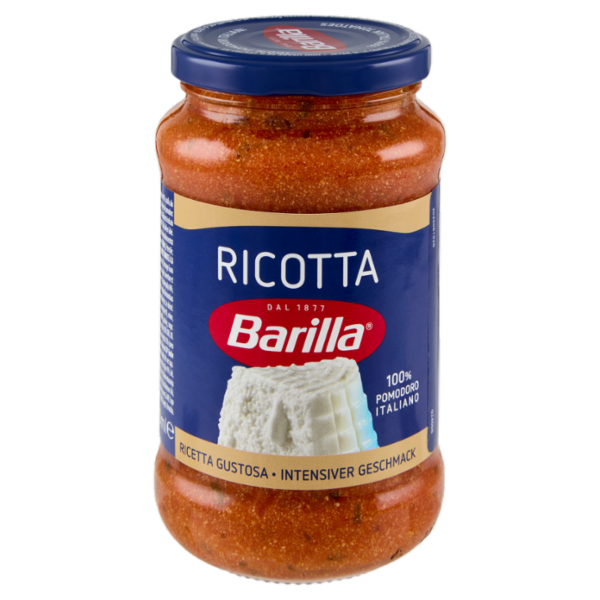 Barilla Sugo Ricotta 100% Pomodoro Italiano Condimento per Pasta 400g