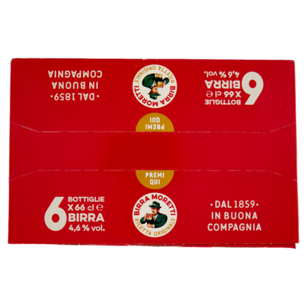 Birra Moretti Ricetta Originale 6 x 66 cl