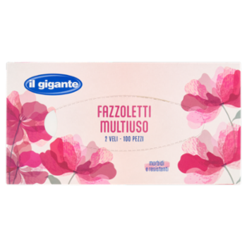 IL GIGANTE Fazzoletti Multiuso 2 Veli 100 Pz