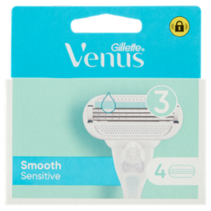 Gillette Venus Smooth Sensitive Lame Per Rasoio Da Donna 4 Ricariche