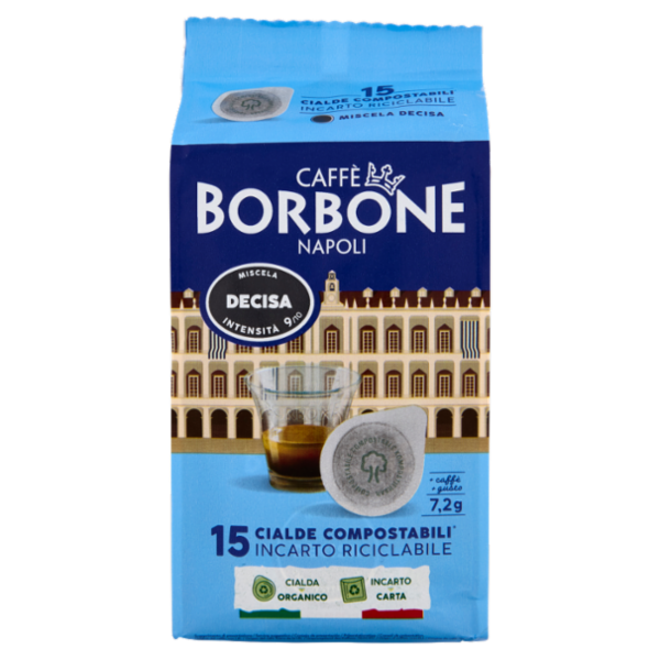 Caffè Borbone Miscela Decisa Cialde Compostabili* 15 x 7,2 g