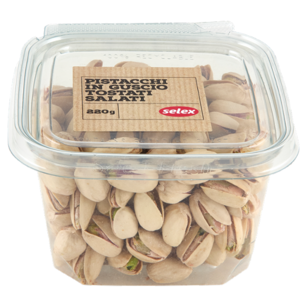 Selex Frutta Secca Pistacchi Tostati e Salati 220 g