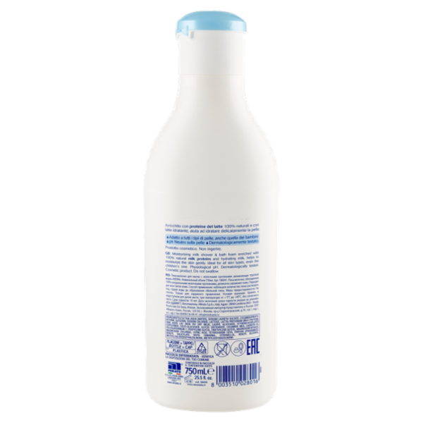 Nidra Bagnolatte Idratante con proteine del Latte 750 mL