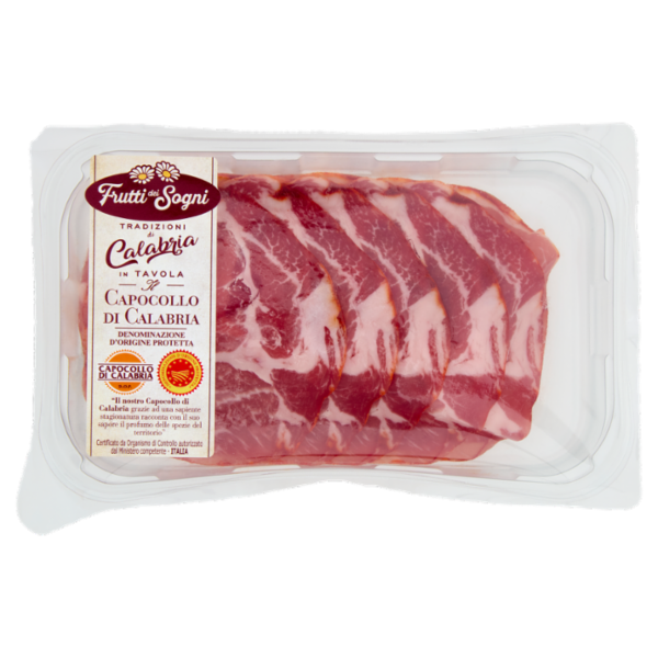 Frutti dei Sogni Tradizioni di Calabria in Tavola il Capocollo di Calabria DOP 70 g