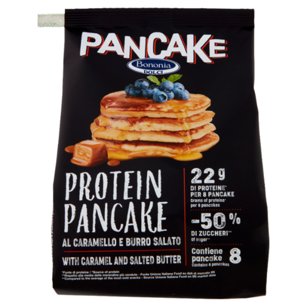 Bononia Dolci Protein Pancake al Caramello e Burro Salato 8 x 25 g