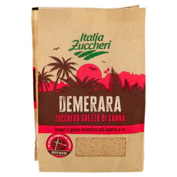 Italia Zuccheri - Demerara Zucchero Grezzo di Canna 500 g