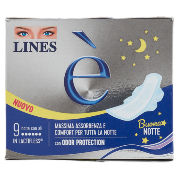 Lines è notte con ali 9 pz