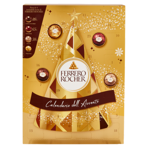 Ferrero Rocher Calendario dell'Avvento 24 pezzi 300 g