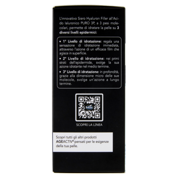 Matt Age Activ Hyaluron Filler Siero Viso e Collo Acido Ialuronico Puro 3P 30 ml