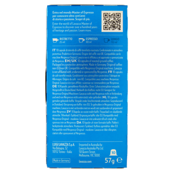Lavazza crema e gusto Classico Compatibile con Nespresso Original 10 Capsule 57 g