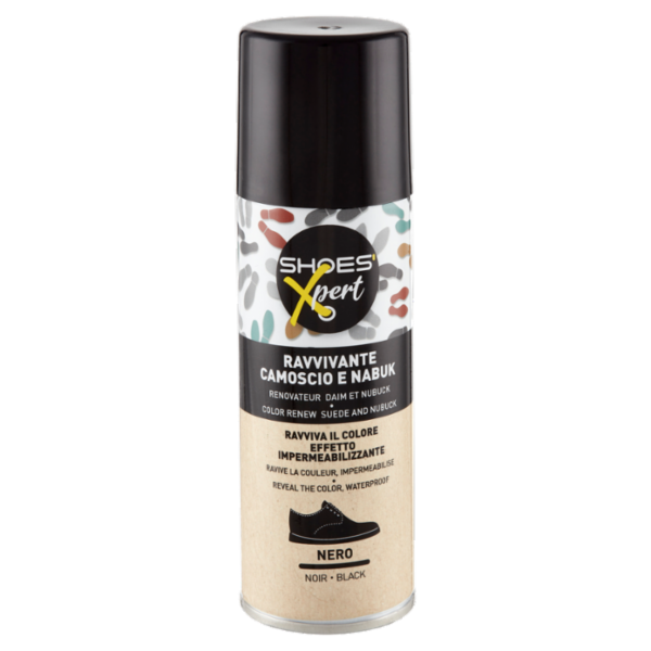 Shoes'Xpert Ravvivante Camoscio e Nabuk Nero 200 ml